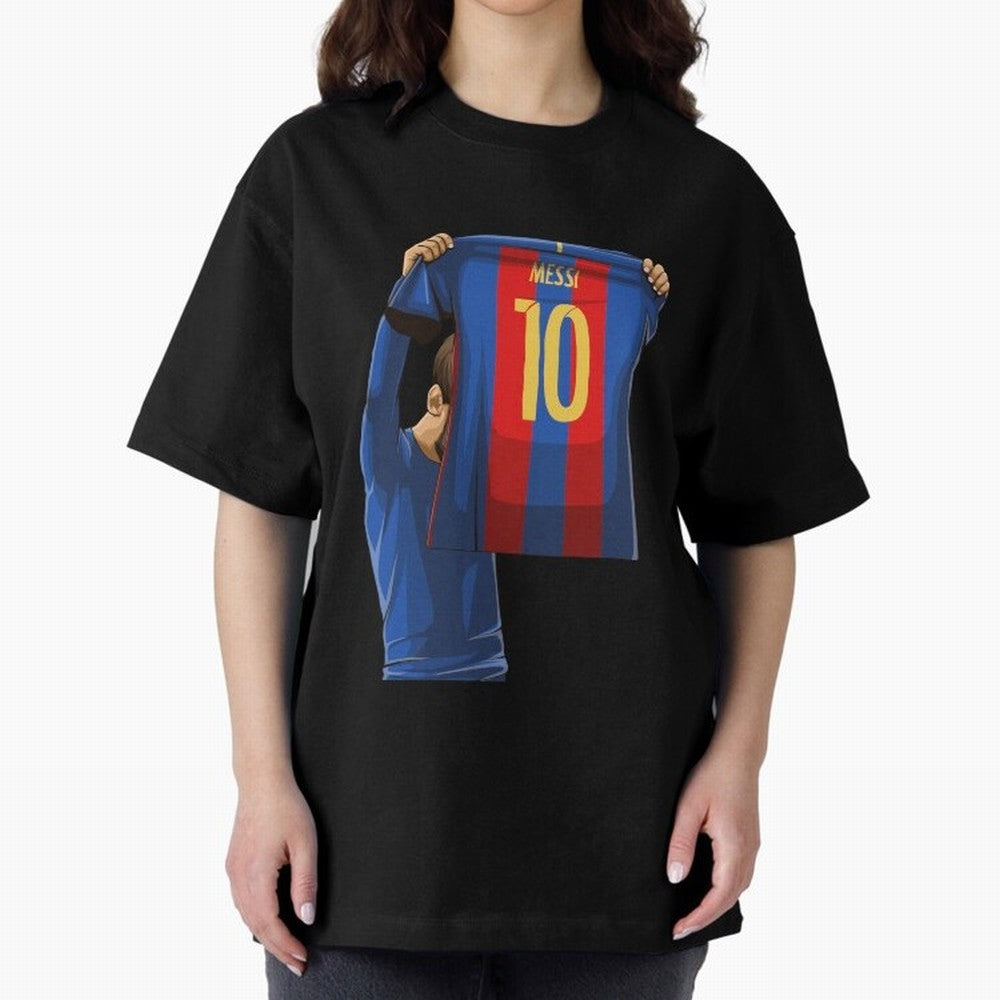 Lionel Messi Oversized T-Shirt Make Every Match About the FIFA World Cup 2026 Group Stage Journey through Neymar Highlights, Argentina and Brazil Pride, Championship Spirit, Famous Goals, Roaring Crowds and International Football Unity; Perfect for