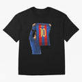 Lionel Messi Oversized T-Shirt Make Every Match About the FIFA World Cup 2026 Group Stage Journey through Neymar Highlights, Argentina and Brazil Pride, Championship Spirit, Famous Goals, Roaring Crowds and International Football Unity; Perfect for