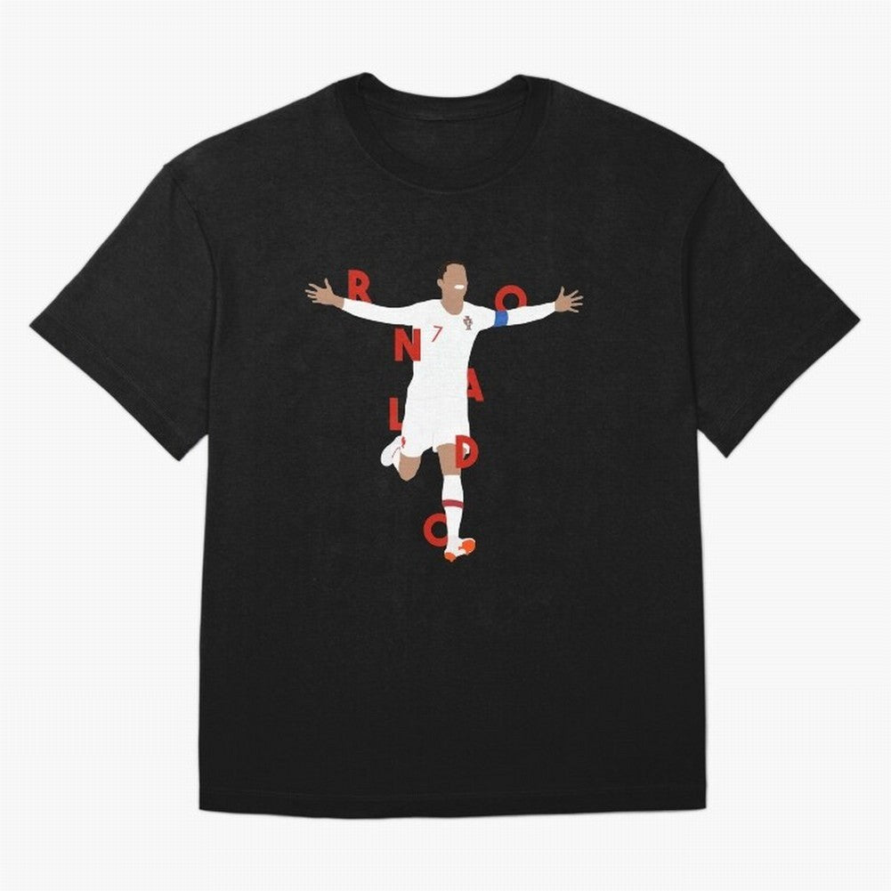 Ronaldo Classic T-Shirt Feel the Roar of FIFA World Cup 2026 Group Stage Made for Cristiano Ronaldo, France and Portugal Energy, Vintage Soccer Flavor, Modern Football Stars, National Flags and Final Night Emotion; Created for Match Day Parties,