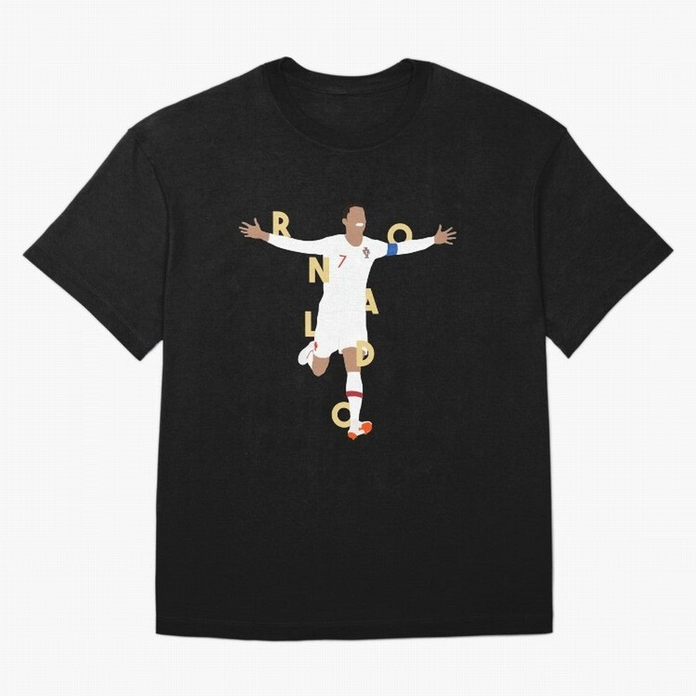 Ronaldo (Gold) Classic T-Shirt Celebrate Unforgettable Nights in FIFA World Cup 2026 Spirit, Celebrating England, Haaland, Game Day Rituals, Football Legends, Country Pride and the Road to the Final; Great for Watch Parties, Sports Bars, Family