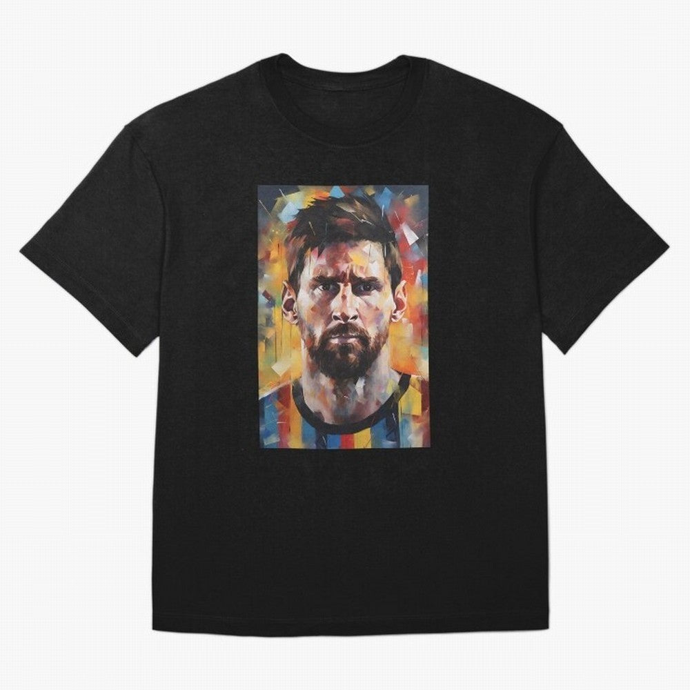 Lionel Messi Oversized T-Shirt Elevate the FIFA World Cup 2026 Group Stage Journey through Messi, Neymar and Mbappe Highlights, Argentina Pride, Retro Football Energy, Iconic Rivalries, Trophy Chase Drama and Stadium Atmosphere; Ideal for Football
