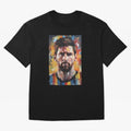 Lionel Messi Oversized T-Shirt Elevate the FIFA World Cup 2026 Group Stage Journey through Messi, Neymar and Mbappe Highlights, Argentina Pride, Retro Football Energy, Iconic Rivalries, Trophy Chase Drama and Stadium Atmosphere; Ideal for Football
