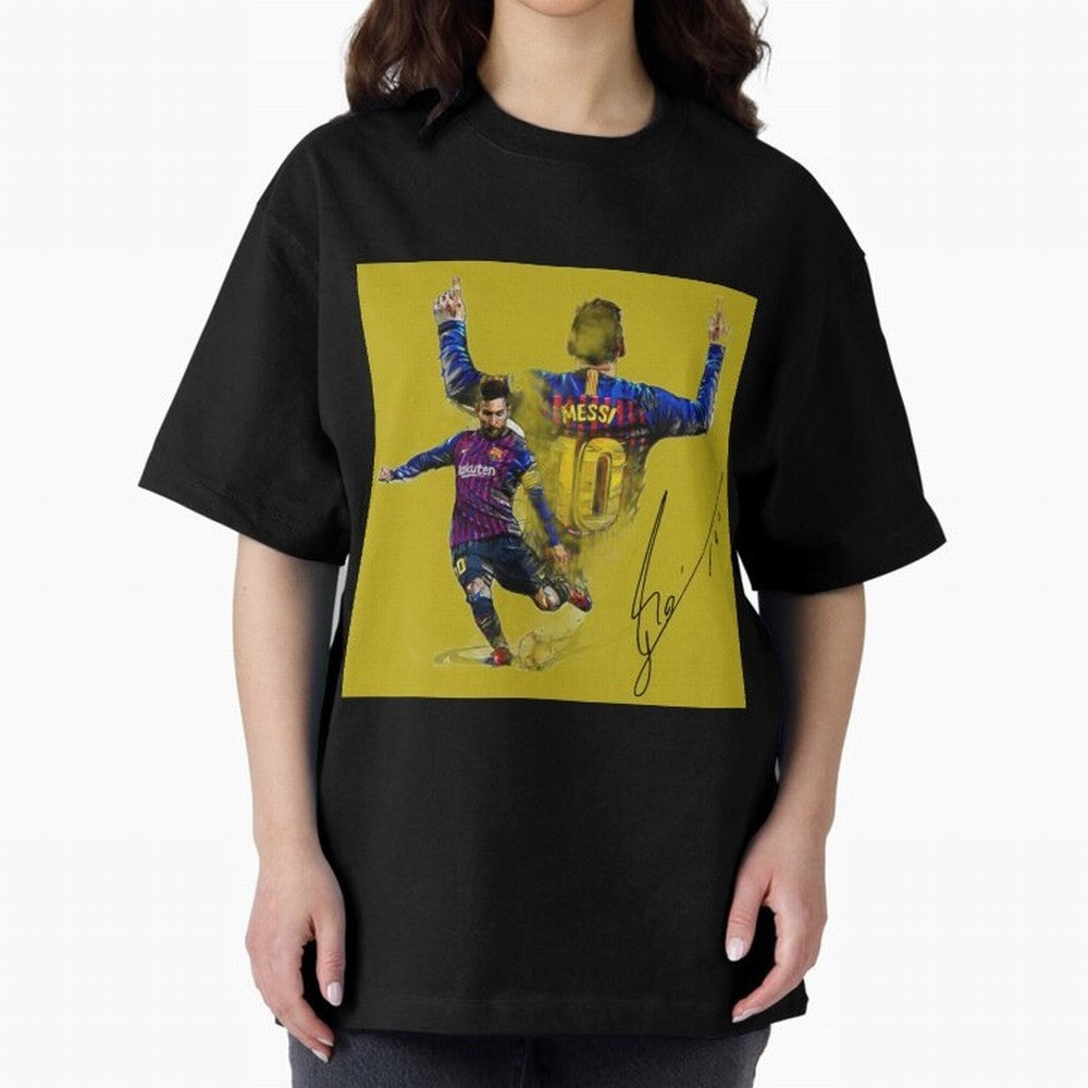 Lionel Messi Classic T-Shirt Capture FIFA World Cup 2026 Group Stage with Haaland and Mbappe, France Energy, Championship Spirit, Famous Goals, Roaring Crowds and International Football Unity; Great for Watch Parties, Sports Bars, Family Nights,