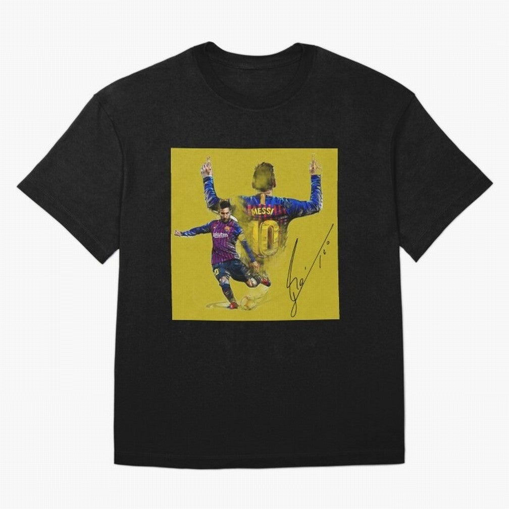 Lionel Messi Classic T-Shirt Capture FIFA World Cup 2026 Group Stage with Haaland and Mbappe, France Energy, Championship Spirit, Famous Goals, Roaring Crowds and International Football Unity; Great for Watch Parties, Sports Bars, Family Nights,