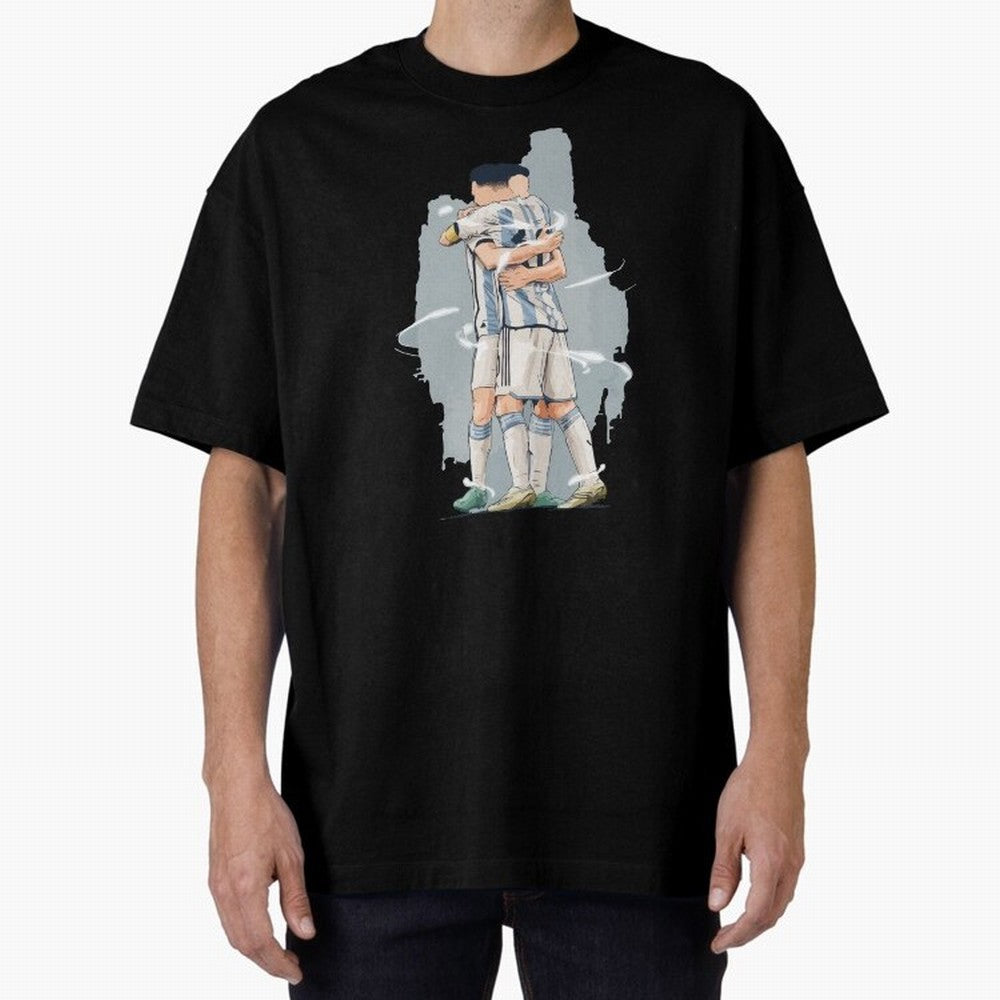 Messi with his fan Julian Alvarez World Cup 2022 Classic T-Shirt Feel the Trophy Chase of Global Football Passion for FIFA World Cup 2026 USA Canada Mexico, Capturing CR7 and Messi, Argentina, Game Day Rituals, Football Legends, Country Pride and