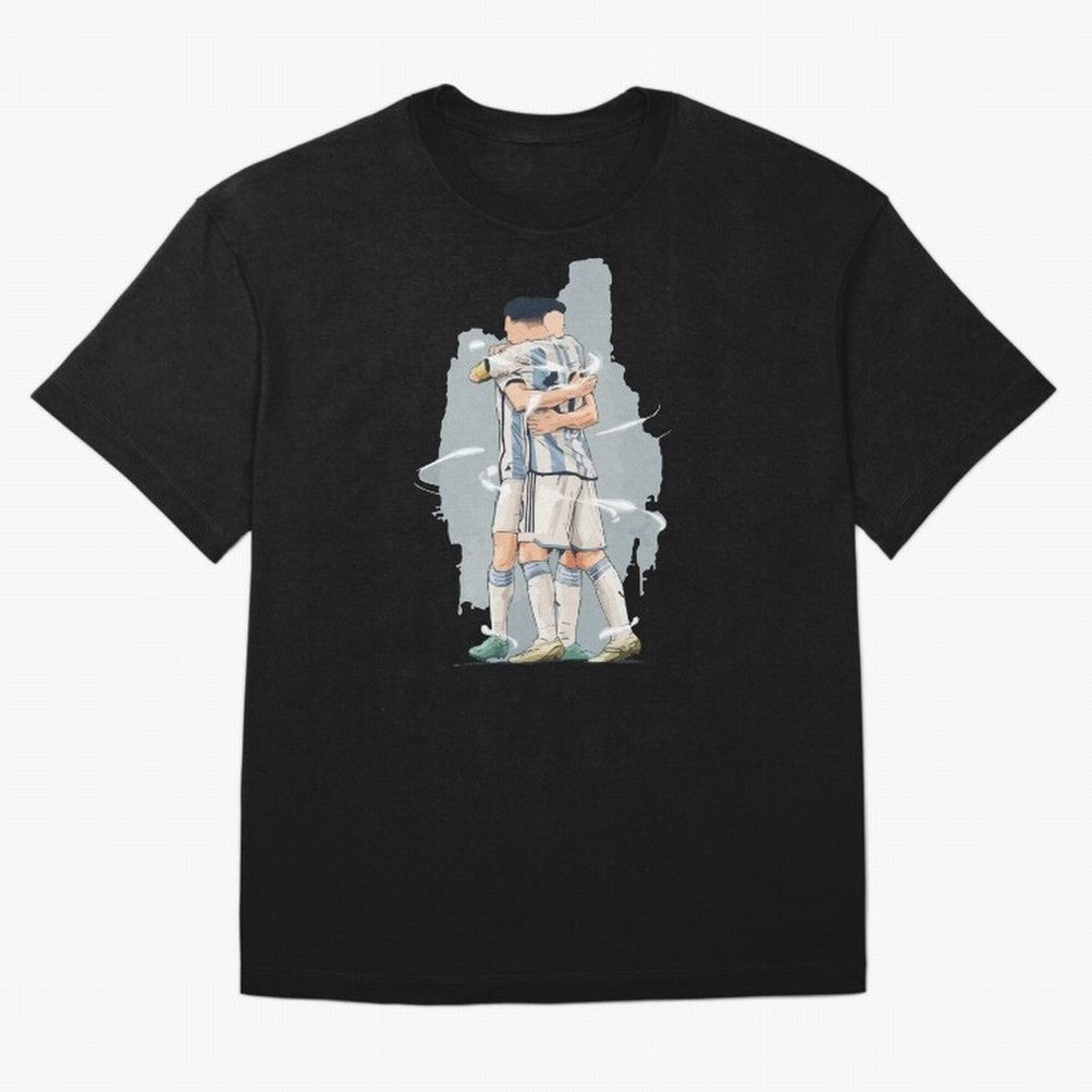 Messi with his fan Julian Alvarez World Cup 2022 Classic T-Shirt Feel the Trophy Chase of Global Football Passion for FIFA World Cup 2026 USA Canada Mexico, Capturing CR7 and Messi, Argentina, Game Day Rituals, Football Legends, Country Pride and
