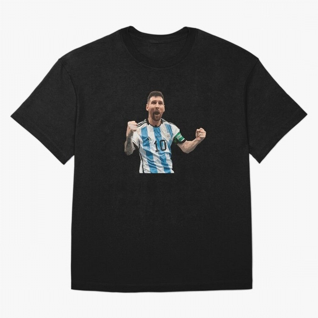 Messi World Champion #2 Oversized T-Shirt Embrace FIFA World Cup 2026 Group Stage for Fans of Cristiano Ronaldo and Argentina, Bringing Football History, Final Match Energy, Crowd Noise and Once in a Lifetime Moments; Perfect for Fans, Collectors,