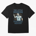 Messi - The Magician Oversized T-Shirt Honor the Beautiful Game during FIFA World Cup 2026 USA Canada Mexico Centered on CR7, France Energy, Global Supporter Spirit, Legendary Goals, National Colors and Tournament Celebration; Ideal for Passionate