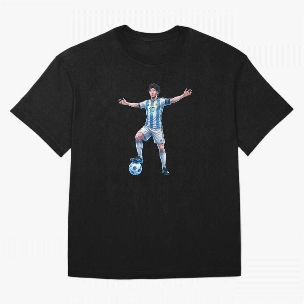 The GOAT | Anime style Classic T-Shirt Celebrate Every Goal in the FIFA World Cup 2026 Group Stage Journey through Neymar, Haaland and Cristiano Ronaldo Highlights, France and Portugal Pride, Football History, Final Match Energy, Crowd Noise and