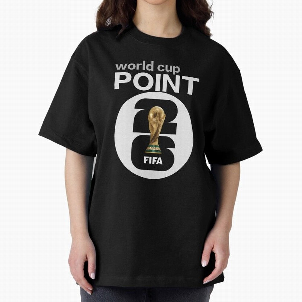 World Cup POINT Classic T-Shirt Fuel FIFA World Cup 2026 USA Canada Mexico Spirit, Celebrating Spain, Messi and Cristiano Ronaldo, Retro Football Energy, Iconic Rivalries, Trophy Chase Drama and Stadium Atmosphere; Great for Supporters Who Love
