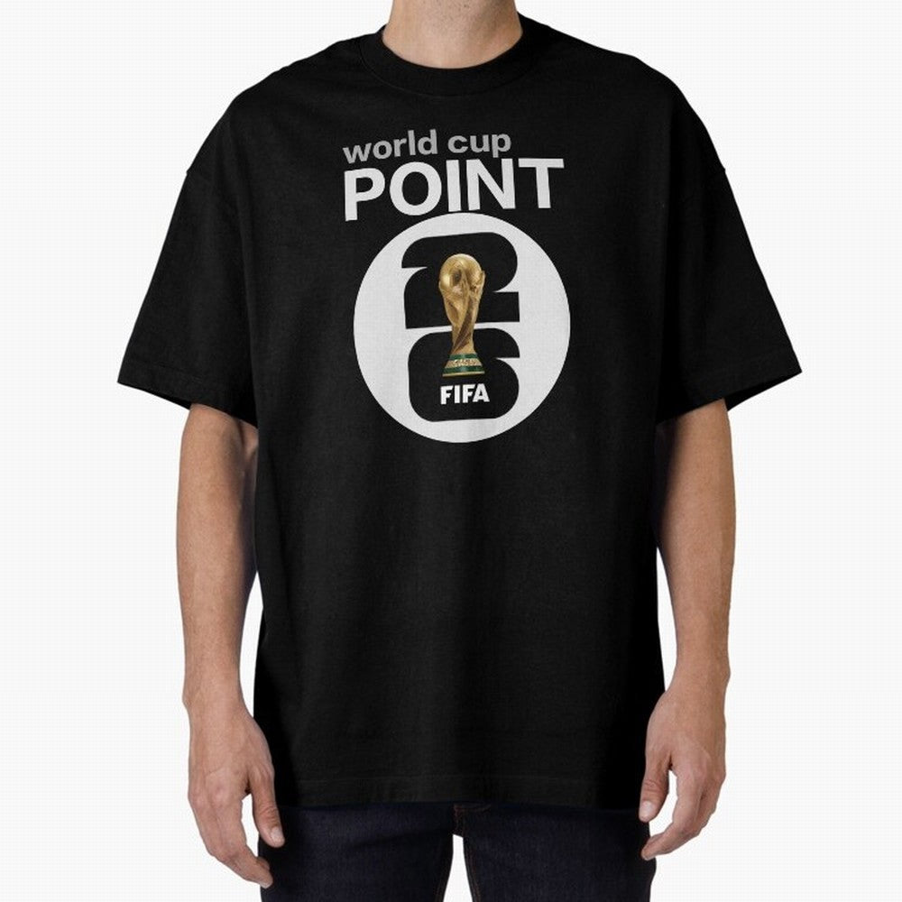 World Cup POINT Classic T-Shirt Fuel FIFA World Cup 2026 USA Canada Mexico Spirit, Celebrating Spain, Messi and Cristiano Ronaldo, Retro Football Energy, Iconic Rivalries, Trophy Chase Drama and Stadium Atmosphere; Great for Supporters Who Love