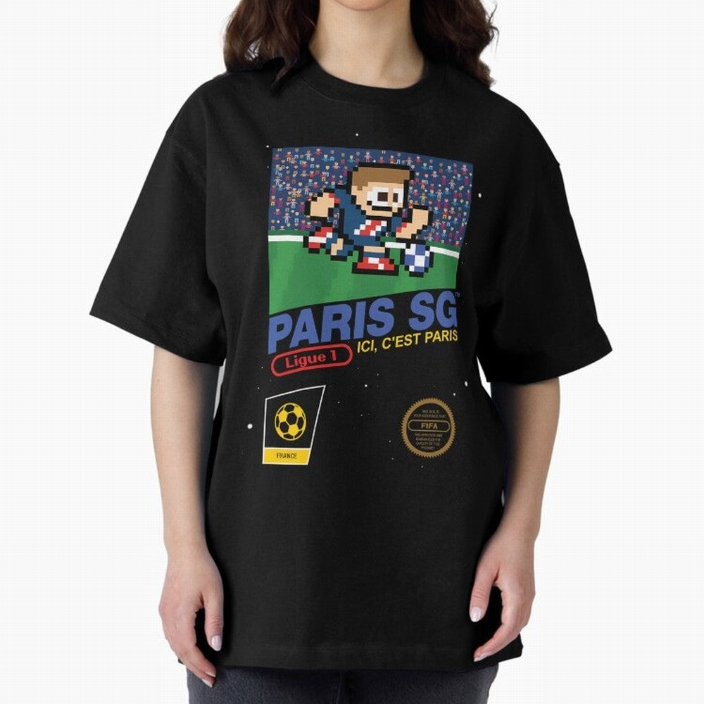 Paris SG v2 8bit Football Essential T-Shirt Celebrate Fan Culture around FIFA World Cup 2026 Group Stage Connected to Haaland and Mbappe, Brazil, Portugal and Argentina Energy, Stadium Memories, Football Loyalty, International Chants and