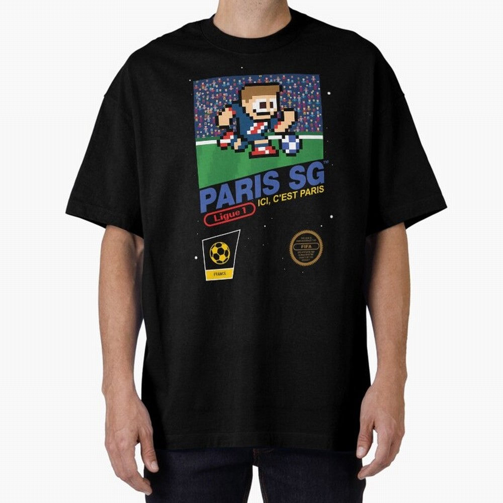 Paris SG v2 8bit Football Essential T-Shirt Celebrate Fan Culture around FIFA World Cup 2026 Group Stage Connected to Haaland and Mbappe, Brazil, Portugal and Argentina Energy, Stadium Memories, Football Loyalty, International Chants and