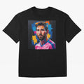 Vibrant Artistic Portrait of Lionel Messi (GOAT) - Digital painting (Version 4) Classic T-Shirt Show Fan Pride Across Match Day Hype around FIFA World Cup 2026 USA Canada Mexico, Messi and Cristiano Ronaldo, Spain and Netherlands, Sports Nostalgia,