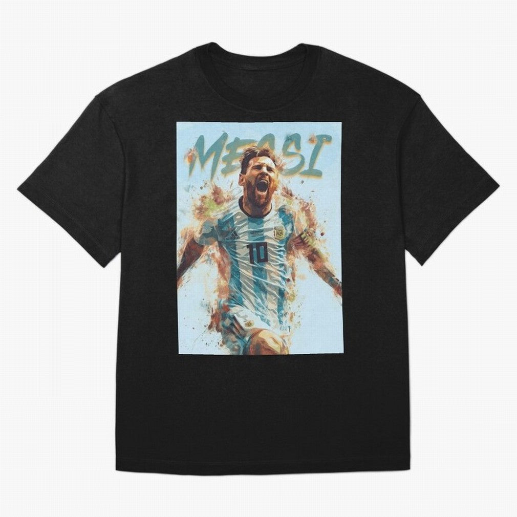 Messi The GOAT Oversized T-Shirt Celebrate Football Dreams Across the FIFA World Cup 2026 Journey through Messi, Neymar and Mbappe Highlights, Brazil Pride, Champion Mindset, Group Stage Buzz, Knockout Tension and Passionate Fan Culture; Made for