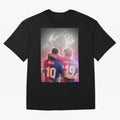 Messi The GOAT Oversized T-Shirt Honor the Football Icons of FIFA World Cup 2026 USA Canada Mexico for Fans of Messi, Neymar and Mbappe and Portugal, Bringing Football Festival Excitement, Trophy Ambitions, Country Rivalries and Star Player Buzz;