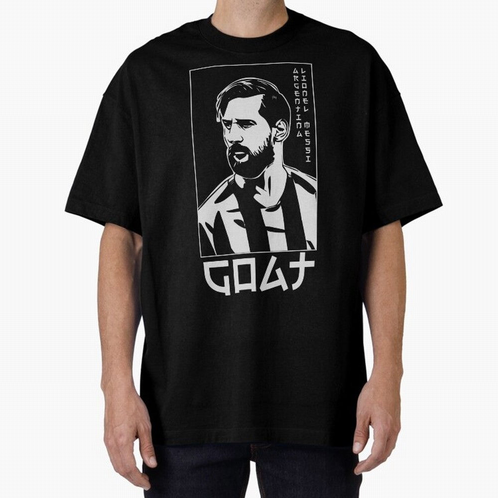 Lionel Messi Japanese Style Portrait art illustration Classic T-Shirt Represent Global Football Passion for FIFA World Cup 2026, Capturing Messi and Cristiano Ronaldo, Netherlands, Worldwide Fan Energy, Dramatic Goals, Stadium Lights and