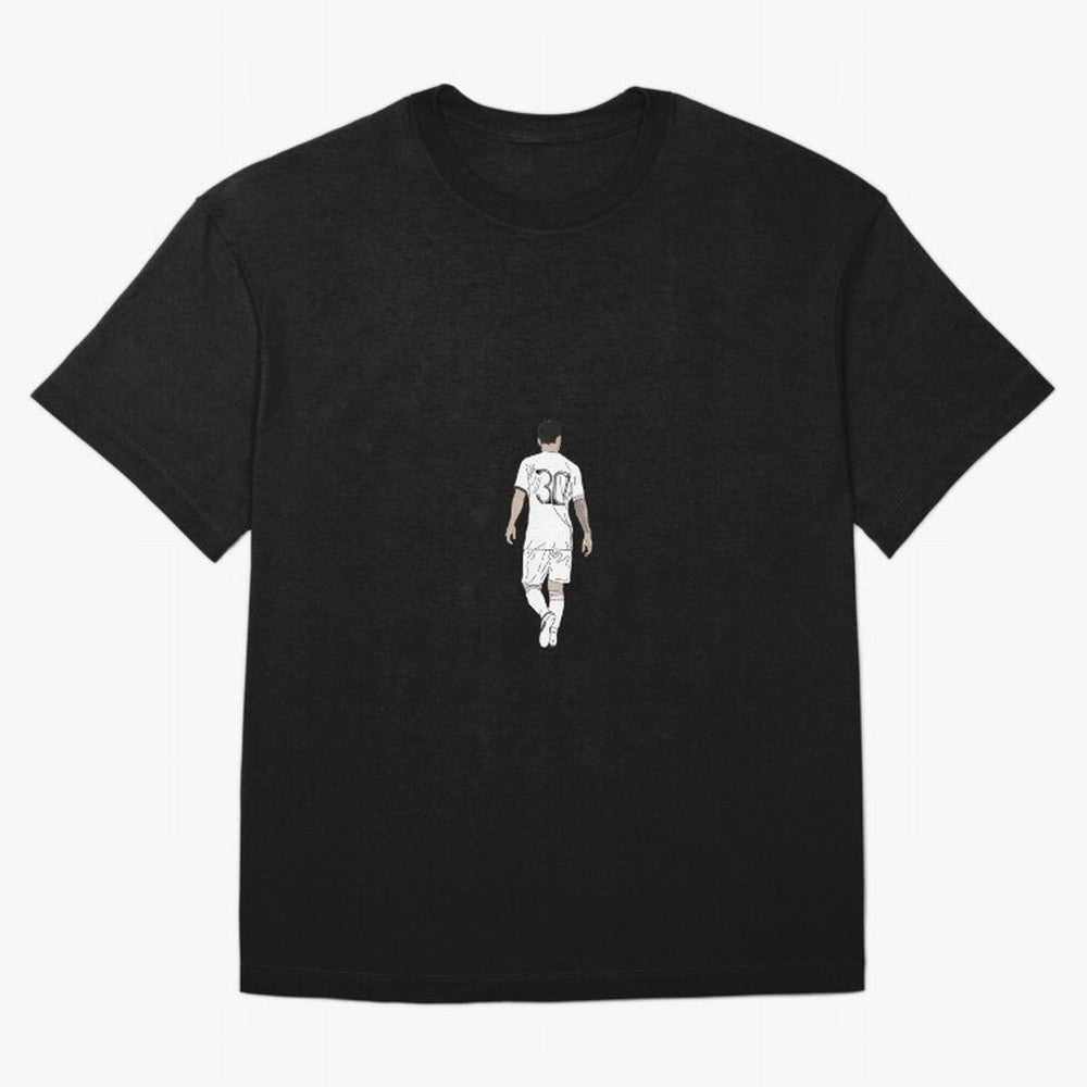 messi Classic T-Shirt Show Support during Global Football Passion for FIFA World Cup 2026 Group Stage, Highlighting Messi and Cristiano Ronaldo, Brazil, Retro Football Energy, Iconic Rivalries, Trophy Chase Drama and Stadium Atmosphere; Great for