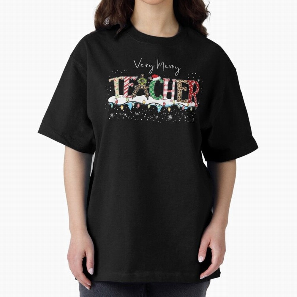 Christmas Teacher Tee, Teacher Holiday Classic T-Shirt Follow the Road to Global Football Passion for FIFA World Cup 2026 Group Stage, Capturing Mbappe, Argentina and Brazil, Vintage Soccer Flavor, Modern Football Stars, National Flags and Final