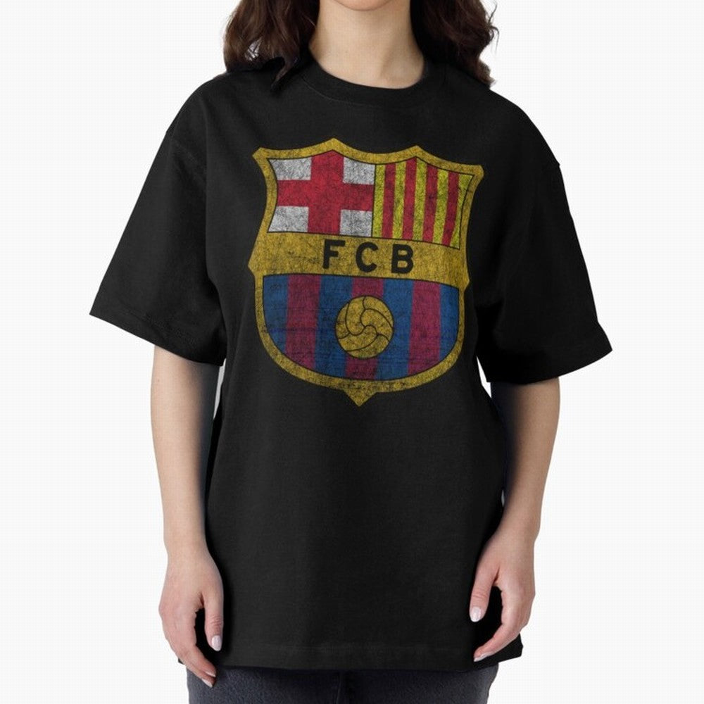 fc barcelona Oversized T-Shirt Cheer for Global Football Passion for FIFA World Cup 2026, Centered on Neymar, Haaland and Cristiano Ronaldo, Argentina and Brazil, Match Day Excitement, Supporter Culture, Golden Goals and Global Football Passion;