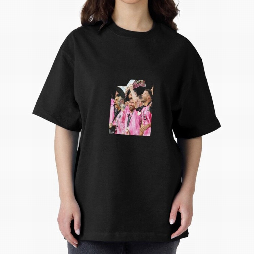 Inter Miami MLS Oversized T-Shirt Share the Excitement of FIFA World Cup 2026 USA Canada Mexico Spirit, Featuring England, Neymar, Haaland and Cristiano Ronaldo, Soccer Culture, Superstar Moments, National Team Dreams and Competitive Fire; Ideal