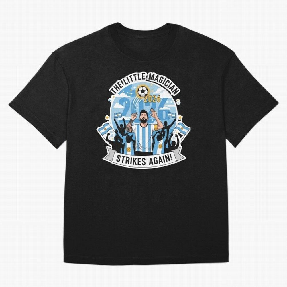 Messi - the little magician strikes again Classic T-Shirt Embrace FIFA World Cup 2026 Spirit, Built around France, Messi, Vintage Soccer Flavor, Modern Football Stars, National Flags and Final Night Emotion; Perfect for Supporters Who Want Bold
