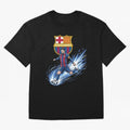 FC Barcelona Champs - The Goat Edition Oversized T-Shirt Honor Champions and Dreams in FIFA World Cup 2026 USA Canada Mexico for Fans of Neymar and Netherlands, Bringing Worldwide Fan Energy, Dramatic Goals, Stadium Lights and Championship