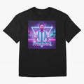 ?Argentina Football Legend Messi Cyberpunk Retro Futurist Design (Version 5) Classic T-Shirt Show Up for the Glory of Global Football Passion for FIFA World Cup 2026 Group Stage, Filled with Messi, Neymar and Mbappe, Brazil, Portugal and Argentina,