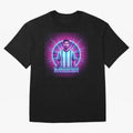 ?Argentina Football Legend Messi Cyberpunk Retro Futurist Design (Version 4) Classic T-Shirt Stand with FIFA World Cup 2026 Group Stage Made for CR7, Brazil, Portugal and Argentina Energy, Football Passion, Legendary Performances, Festival Vibes