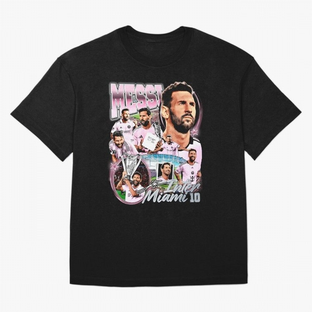 Lionel Messi Inter Miami Retro Vintage bootleg rap tee Classic T-Shirt Celebrate Supporters United by FIFA World Cup 2026 Group Stage Filled with CR7 and Messi, Spain and Netherlands Energy, Football Festival Excitement, Trophy Ambitions, Country