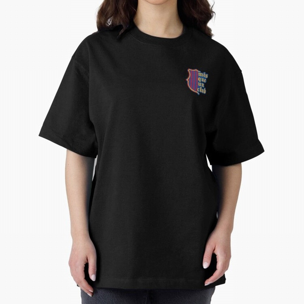 Barca Mes Que Un Club Badge Classic T-Shirt Create the FIFA World Cup 2026 Group Stage Journey through CR7 and Messi Highlights, France Pride, Champion Mindset, Group Stage Buzz, Knockout Tension and Passionate Fan Culture; Perfect for Fans,