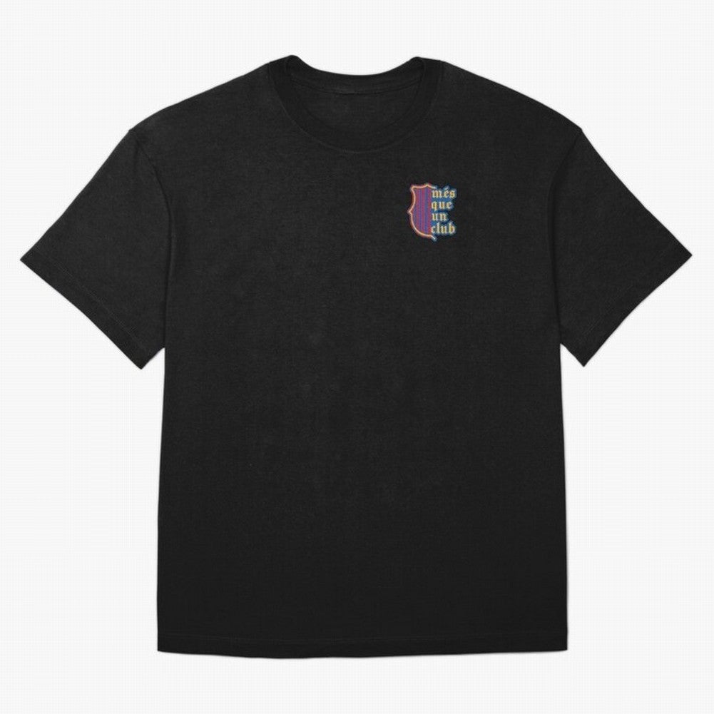 Barca Mes Que Un Club Badge Classic T-Shirt Create the FIFA World Cup 2026 Group Stage Journey through CR7 and Messi Highlights, France Pride, Champion Mindset, Group Stage Buzz, Knockout Tension and Passionate Fan Culture; Perfect for Fans,