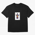 Lionel Messi Celebration Outline Barcelona FC Oversized T-Shirt Capture Stadium Memories from Match Day Hype around FIFA World Cup 2026 USA Canada Mexico, Cristiano Ronaldo, Haaland and CR7, Argentina and Brazil, Football Festival Excitement,