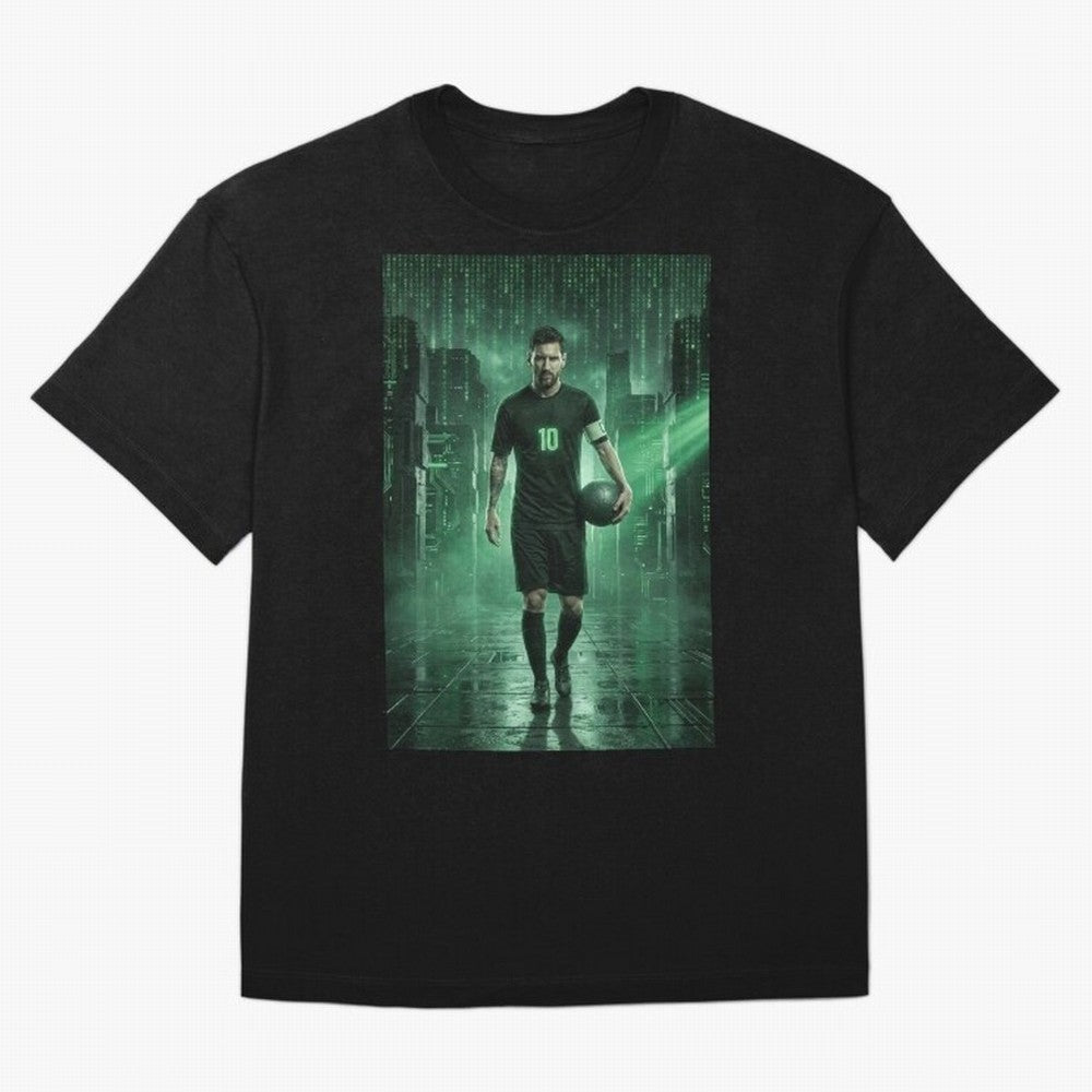 The Legend Lionel Messi Inside The Matrix Realm (Version 2) Classic T-Shirt Stand Out with Spirit from the FIFA World Cup 2026 USA Canada Mexico Journey through CR7 Highlights, Brazil, Portugal and Argentina Pride, Supporter Pride, Iconic