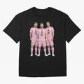 Messi, De Paul and Suarez Inter Miami artistic style ¨C MLS Soccer Oversized T-Shirt Relive the Noise and Pride of Global Football Passion for FIFA World Cup 2026 USA Canada Mexico, Highlighting CR7, Argentina, Global Supporter Spirit, Legendary
