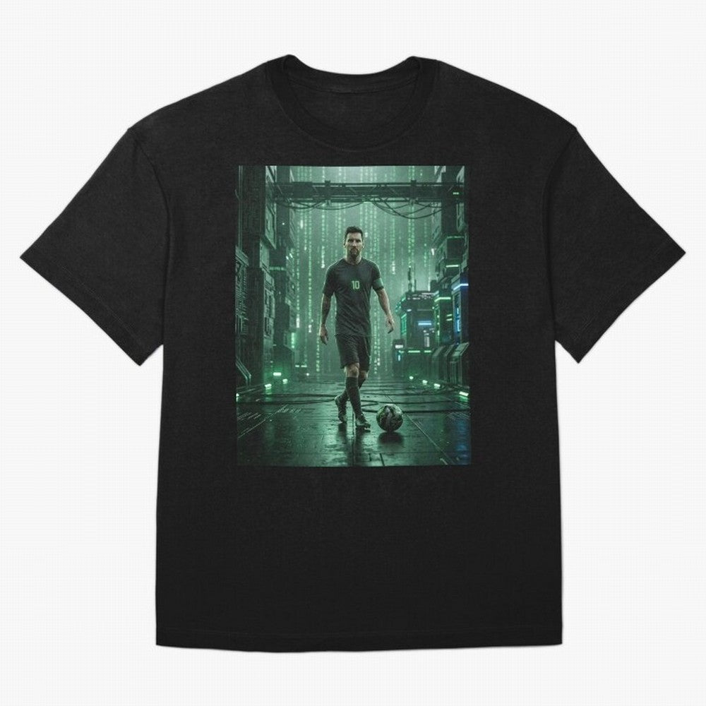 The Legend Lionel Messi Inside The Matrix Realm Classic T-Shirt Celebrate Classic Football Spirit in the FIFA World Cup 2026 Journey through Neymar Highlights, Portugal, Spain and Germany Pride, Tournament Hype, Historic Matchups, Family Viewing