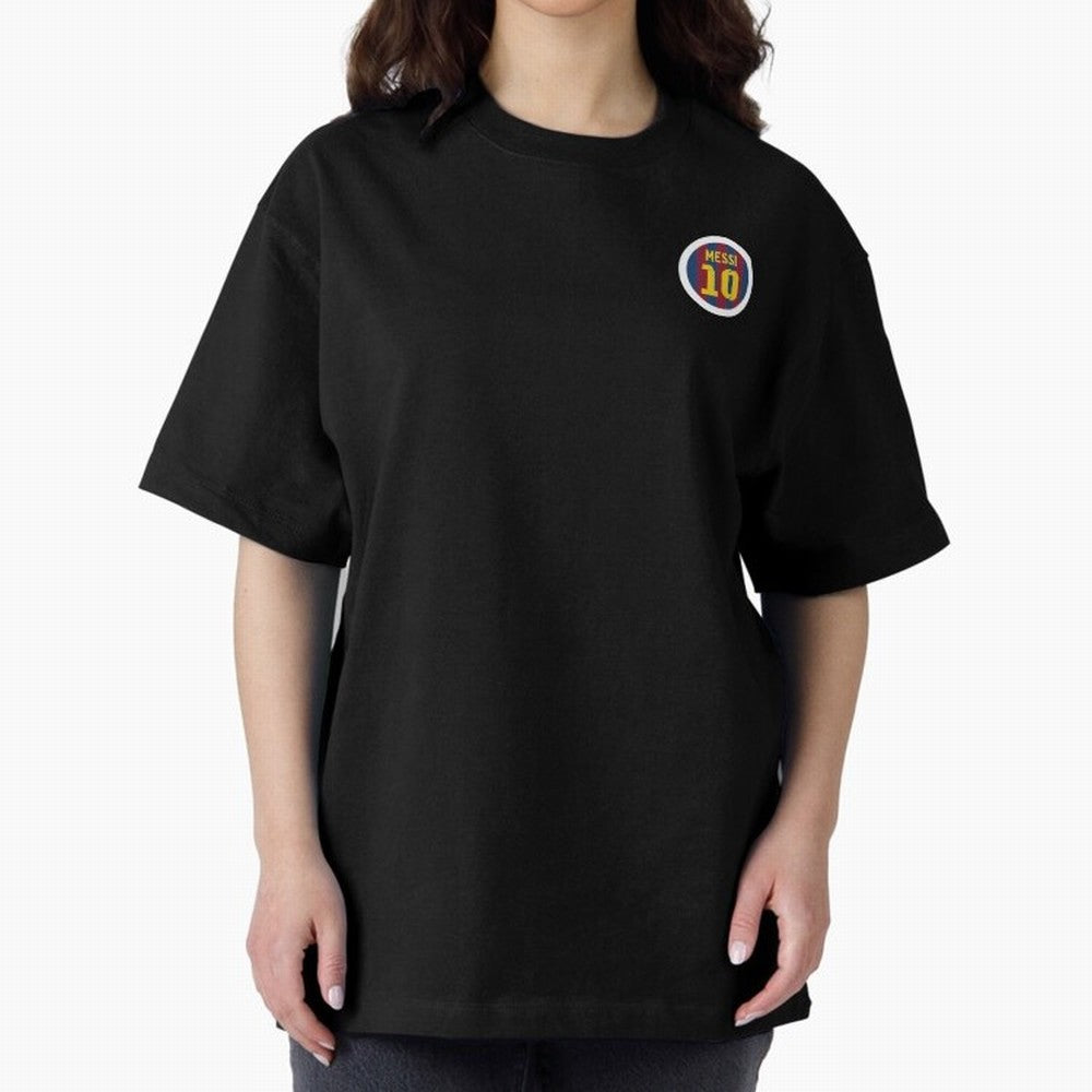 The goat, Lionel Messi Barcelona 10 Oversized T-Shirt Show Support during Global Football Passion for FIFA World Cup 2026, Built around Neymar, England and Germany, Stadium Memories, Football Loyalty, International Chants and Championship