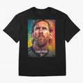 Lionel Messi Football Soccer Player Colorful Modern Portrait Classic T-Shirt Follow Every Goal of Match Day Hype around FIFA World Cup 2026 Group Stage, Haaland and Mbappe, Portugal, Match Day Excitement, Supporter Culture, Golden Goals and Global