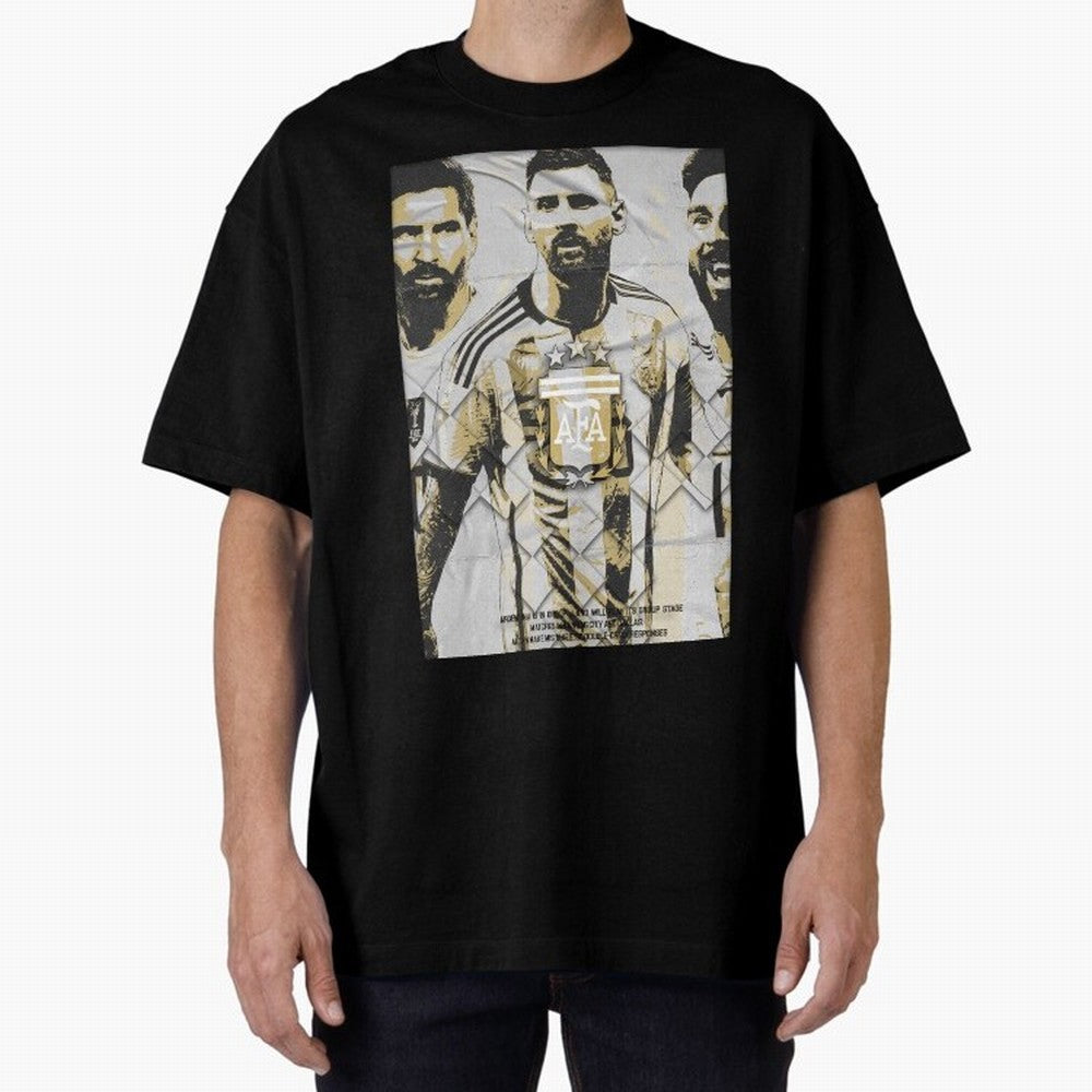 Messi AFA World Cup Champion Art Classic T-Shirt Celebrate Unforgettable Nights in the FIFA World Cup 2026 USA Canada Mexico Journey through Cristiano Ronaldo, Haaland and CR7 Highlights, Argentina, France and Brazil Pride, Classic Soccer Heritage,