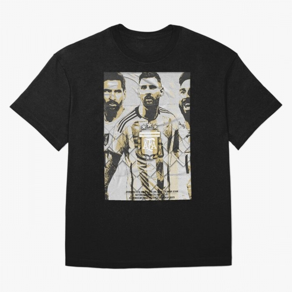 Messi AFA World Cup Champion Art Classic T-Shirt Celebrate Unforgettable Nights in the FIFA World Cup 2026 USA Canada Mexico Journey through Cristiano Ronaldo, Haaland and CR7 Highlights, Argentina, France and Brazil Pride, Classic Soccer Heritage,