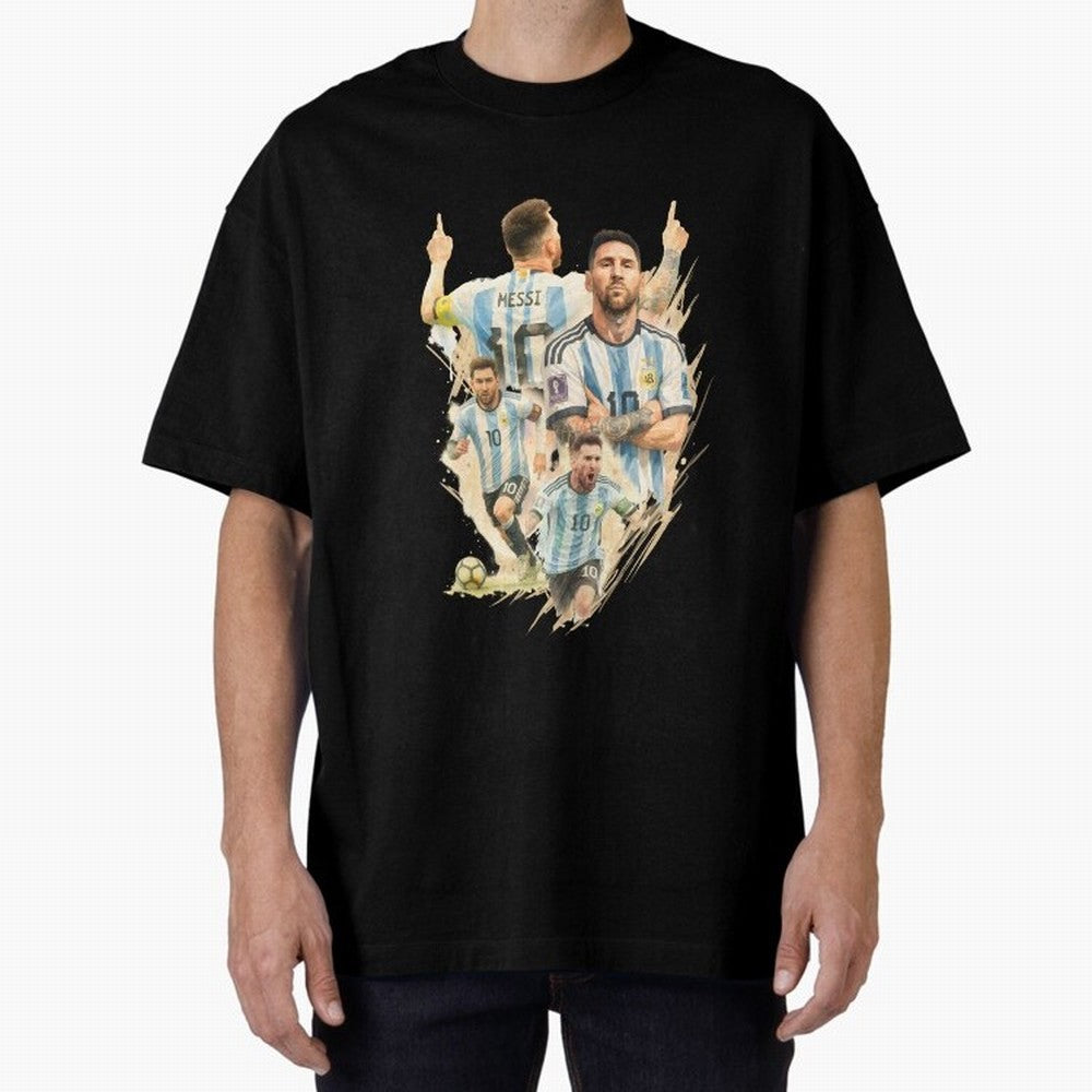 Lionel Messi watercolor illustration art Classic T-Shirt Spotlight FIFA World Cup 2026 Spirit, Filled with Spain and Netherlands, CR7 and Messi, Championship Spirit, Famous Goals, Roaring Crowds and International Football Unity; Great for
