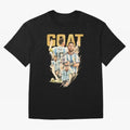 GOAT Lionel Messi watercolor illustration Oversized T-Shirt Build Match Day Hype around FIFA World Cup 2026 USA Canada Mexico, CR7, Spain, Soccer Culture, Superstar Moments, National Team Dreams and Competitive Fire; Ideal for Fans Who Follow