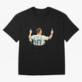 celebration Lionel Messi watercolor illustration Classic T-Shirt Show Match Day Excitement for FIFA World Cup 2026 USA Canada Mexico Spirit, Capturing France and Portugal, Mbappe, Stadium Memories, Football Loyalty, International Chants and