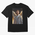 Lionel Messi An Ange Oversized T-Shirt Create FIFA World Cup 2026 Spirit, Celebrating Portugal, Spain and Germany, CR7, Worldwide Fan Energy, Dramatic Goals, Stadium Lights and Championship Celebrations; Perfect for Fans, Collectors, Family