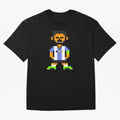 Pixel Pose Messi Oversized T-Shirt Follow Every Goal of FIFA World Cup 2026 USA Canada Mexico for Fans of Neymar and England, Bringing Football Passion, Legendary Performances, Festival Vibes and Supporter Community; Created for Match Day Parties,