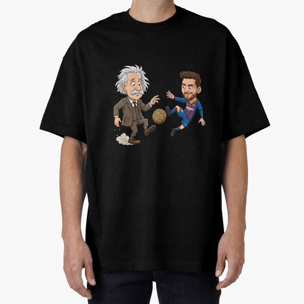 Messi the best in the world Oversized T-Shirt Remember Match Day Hype around FIFA World Cup 2026 Group Stage, Mbappe, Brazil, Vintage Soccer Flavor, Modern Football Stars, National Flags and Final Night Emotion; Ideal for Football Dads, Football