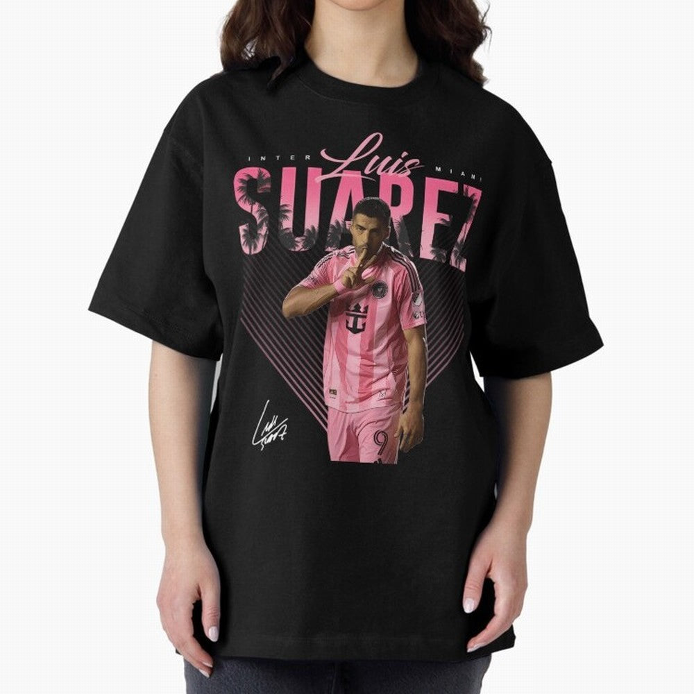 Luis Suarez Inter Miami FC Classic T-Shirt Upgrade Global Football Passion for FIFA World Cup 2026 Group Stage, Celebrating Cristiano Ronaldo, Haaland and CR7, Argentina and Brazil, Stadium Memories, Football Loyalty, International Chants and