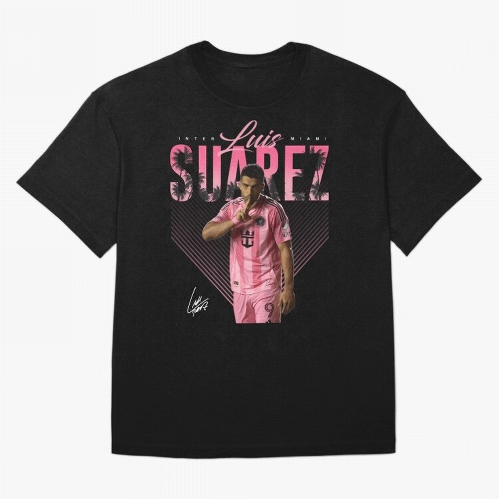 Luis Suarez Inter Miami FC Classic T-Shirt Upgrade Global Football Passion for FIFA World Cup 2026 Group Stage, Celebrating Cristiano Ronaldo, Haaland and CR7, Argentina and Brazil, Stadium Memories, Football Loyalty, International Chants and