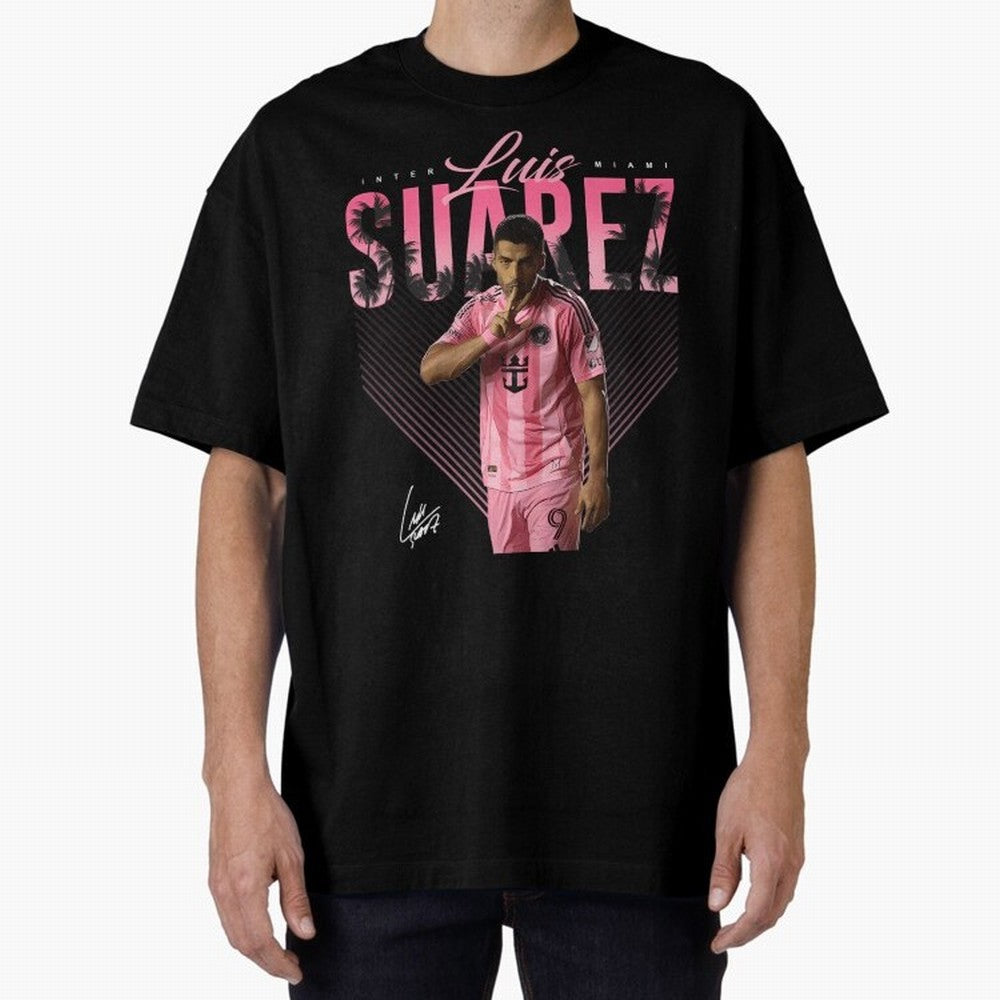 Luis Suarez Inter Miami FC Classic T-Shirt Upgrade Global Football Passion for FIFA World Cup 2026 Group Stage, Celebrating Cristiano Ronaldo, Haaland and CR7, Argentina and Brazil, Stadium Memories, Football Loyalty, International Chants and