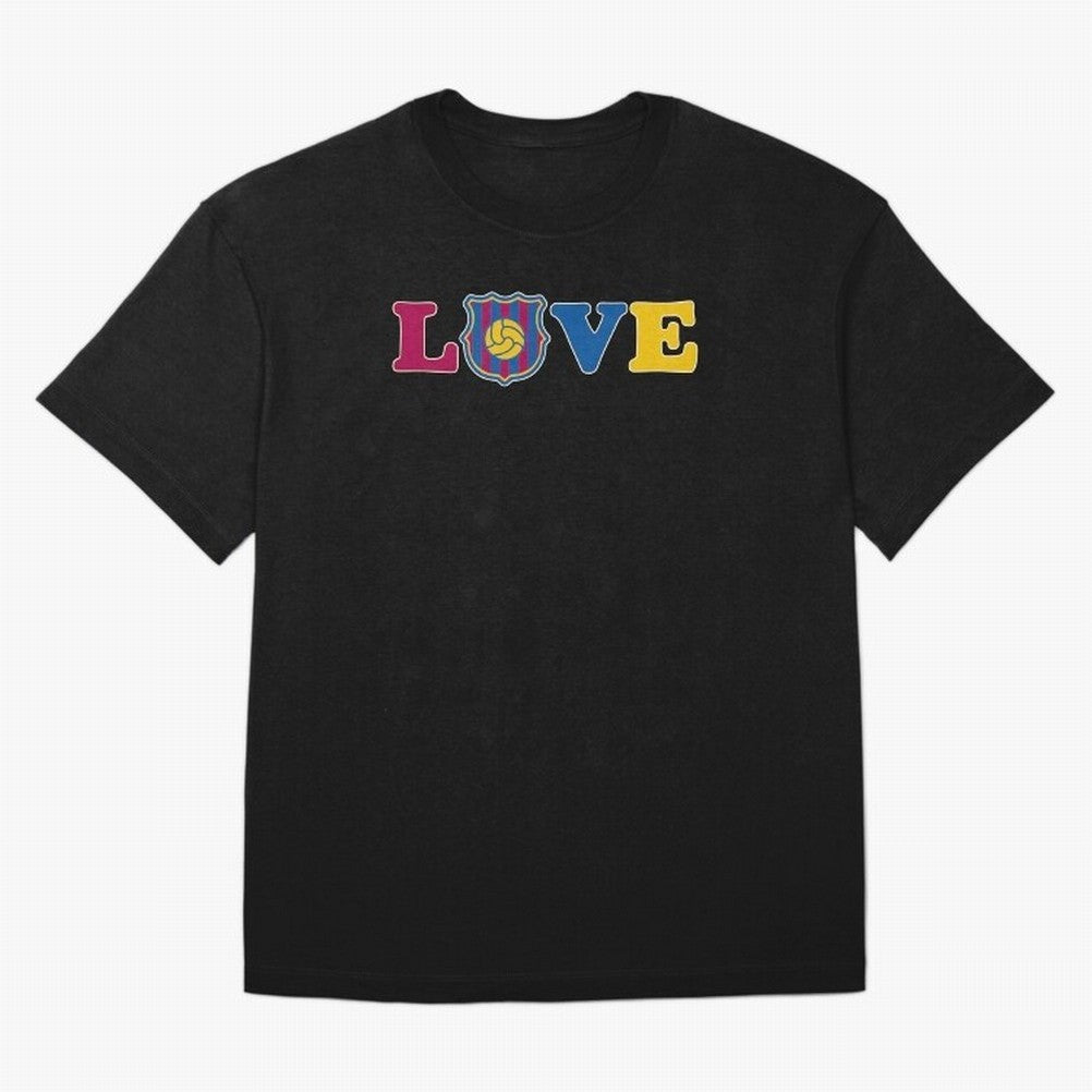 Love Barcelona Oversized T-Shirt Feel the Roar of FIFA World Cup 2026 USA Canada Mexico Spirit, Connected to England, France and Netherlands, Cristiano Ronaldo, Match Day Excitement, Supporter Culture, Golden Goals and Global Football Passion;